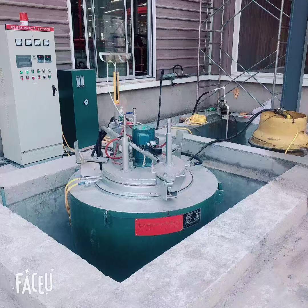 Industrial heat-treatment furnace at a Chinese plant
